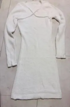 長袖 ニット ホワイト