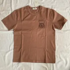 NEWYORKER ピザプリント Tシャツ ブラウン M