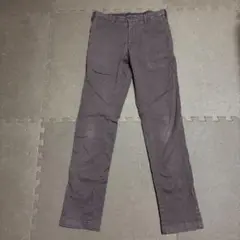 ダークブラウン スリムフィット チノパン 76cm