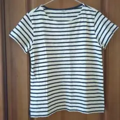 UNIQLO ストライプ 半袖Tシャツ Mサイズ