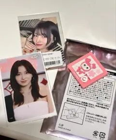 TWICE FCオフラインくじ E賞 モモ パズルキーホルダー クリアトレカ