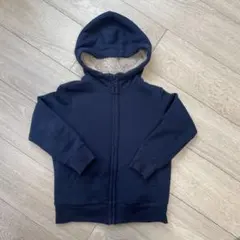 UNIQLO キッズ　ボアフルジップパーカー　120cm
