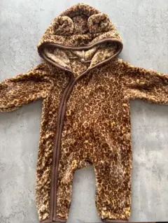 レオパード柄（ヒョウ柄）ロンパース 70