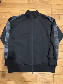 FR2ゴルフ貴重2XLブラックトラックジャケット 668_QX ウールダブルフェイス フルZIPトラックジャケット