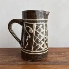 芸術的 ロイ マーティン 千恵子 陶器 ピッチャー 水差 花瓶 レア 作品