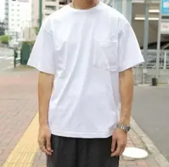 A VONTADE 7.5oz Pocket T-Shirts ホワイト L