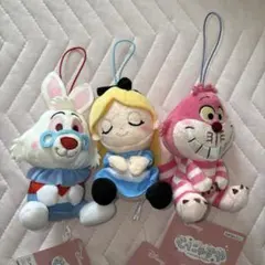 ふしぎの国のアリス　むにゃすやマスコット3個セット