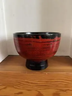 【輪島塗　合鹿椀×1客】布着本堅地　角藤漆器店　未使用/長期保管品 輪島塗 合鹿椀 1客 輪島塗 合鹿椀×1客】布着本