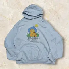【ガーフィールド 猫 アニメ キャラ US古着 スウェット パーカー メンズ】