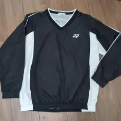 YONEX テニスウェア Vネック ブラック/ホワイト Ｓサイズ