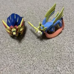 ザシアン ザマゼンタ 色違い モンコレ ポケモン リペイント 艶消し