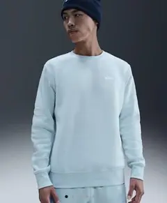 Nike ライトブルー クルーネック トレーナー