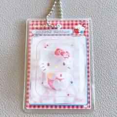 ボンボンドロップシール　ハローキティ　正規品　おすそわけ　キーホルダー付　赤11