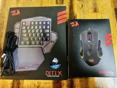 Redragon DITIL X ゲーミングキーボード 本体　マウスセット