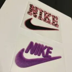 NIKE もこもこアイロンプリントシート 2枚セット