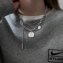 あかさplatinum fubu & FUBU ラインストーンネックレス あかさ様専用platinum fubu & FUBU ラインストーンネックレス - メルカリ