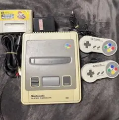 スーパーファミコン本体　ソフト付き