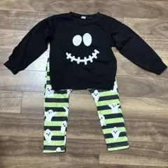 ハロウィン キッズ セットアップ コスプレ おばけ　110cm