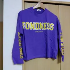FONDNESS 紫色 長袖カットソー 150
