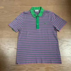 LACOSTE ラコステ ボーダー半袖ポロシャツ サイズ3