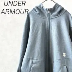 UNDER ARMOUR パーカー ジップアップ ポケット付き シンプル 大きめ