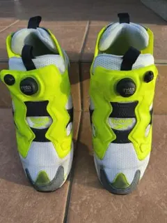 Reebok Instapump Fury ホワイト/イエロー　美品