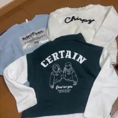 裏起毛トレーナーセット