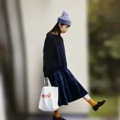 サニークラウズ　チェックなフレアスカート　MP