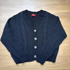 repipi armario 黒 カーディガン　M 150 160