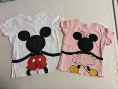 ミッキー　ミニー　Tシャツ2点セット