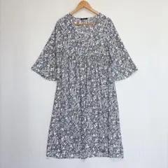 【美品INGNIペイズリー柄ワンピース】Mサイズ/チュニック/イング