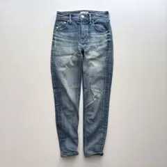 YANUK ヤヌーク RUTH スリムテーパード デニムパンツ 細身シルエット
