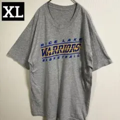 WARRIORS バスケットボール Tシャツ グレー　NBA XL