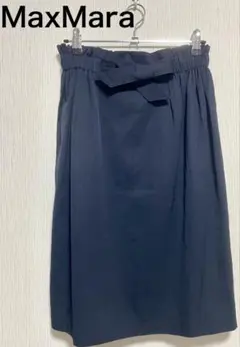 Max Mara 白タグ リボンフレアスカート Made in Italyのサムネイル