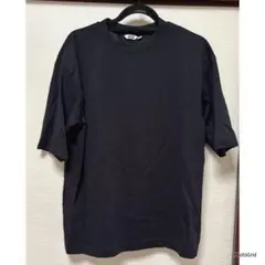 ユニクロ　エアリズムコットンオーバーサイズTシャツ　Lサイズ　メンズ　ブラック