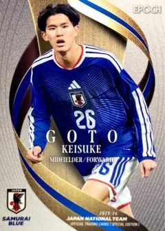 EPOCH 2025-26 後藤啓介 サッカー日本代表カード パラレル - メルカリ