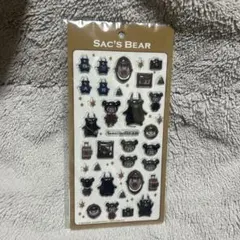 （限定）サックスバー × ひなたかほり デザイン　サックスベアー　ぷっくりシール