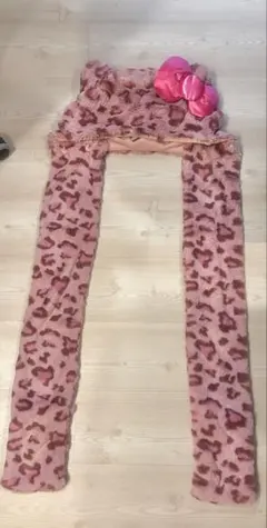 ユニバ ( USJ ) ハローキティ ヒョウ柄 キャップ