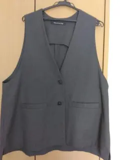 美品　mizuiro ind｜Vネックベスト　ジレ