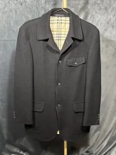 BURBERRY LONDON 裏地ノバチェック ジャケット 黒 メンズM相当