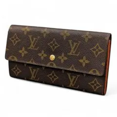 美品 ルイヴィトン モノグラム ポシェット ポルトモネ クレディ 長財布 箱付