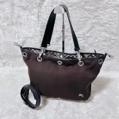 BURBERRY BLUELABEL Nova Check 2Way Bag
