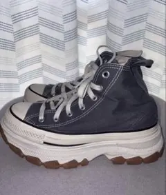 b*)様 ALL STAR グレー 厚底 ハイカットスニーカー