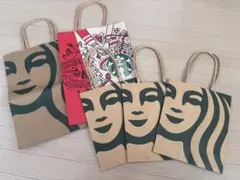 スターバックス ショップ袋 5枚