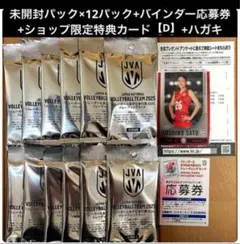 未開封パック　12パック　バレーボール女子日本代表2025 カード 非売品特典D
