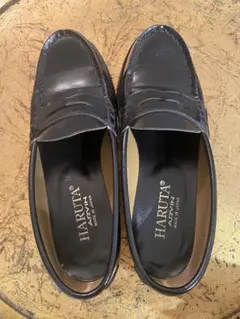 HARUTA ブラック ローファー 23.5 EE 美品　ハルタ