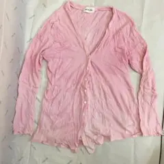 ぴんくむら染カーディガンのサムネイル