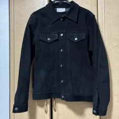 Levi's スウェードレザー ボンバージャケット ノーカラー ネイビー S Levi´s スウェードレザー ボンバージャケット ノーカラー ネイビー S