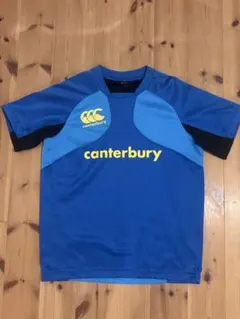 canterbury ラグビー プラクティスシャツ ブルー Mサイズ