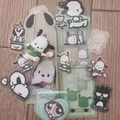 ポチャッコ　ブックマークコレクション　フレークシール　フィギュア